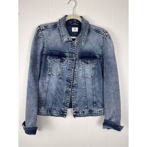 NWOT Wash Lab Puff Denim Jacket Women’s Medium